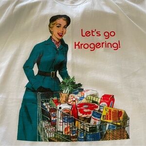 Let’s Go Krogering Vintage Look XL T-shirt